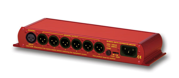 SONIFEX RB-DDA6A 6 Way Stereo AES/EBU Digital Distribution Amplifier (24 bit, 96kHz CapADle)