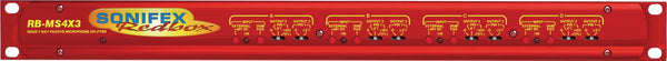 SONIFEX RB-MS4X3 Quad 3 Way Passive Microphone Splitter
