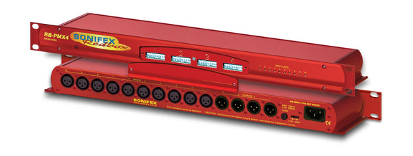 SONIFEX RB-PMX4 10 Input 4 Output Analogue Preset Mixer