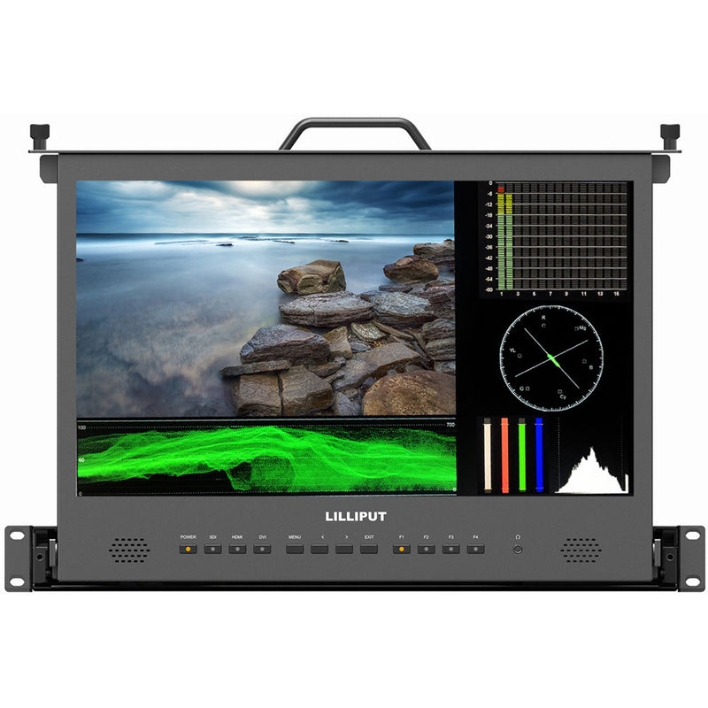 LILLIPUT RM-1730S 17.3-inch Full HD 3G-SDI/HDMI 1RU Pullout Rackmount Monitor