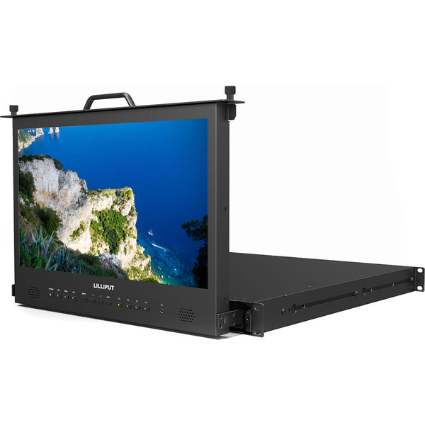 LILLIPUT RM-1730S 17.3-inch Full HD 3G-SDI/HDMI 1RU Pullout Rackmount Monitor
