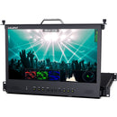 LILLIPUT RM-1731S 17.3-inch 1U Rack Mount 3G-SDI/HDMI Monitor for Live Streaming - RM-1731/S