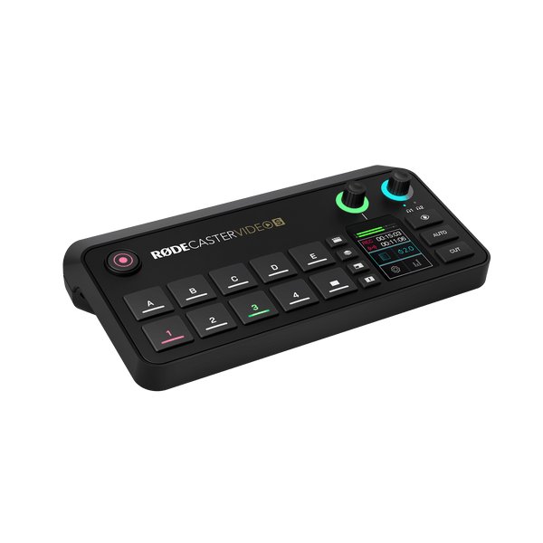 RODECaster Video S Streamlined Video Switrcher for Solo Creators and Video Podcasters. - RCVS