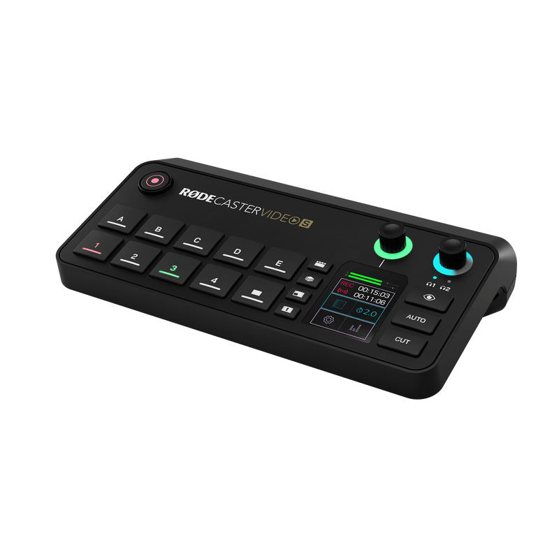 RODECaster Video S Streamlined Video Switrcher for Solo Creators and Video Podcasters. - RCVS