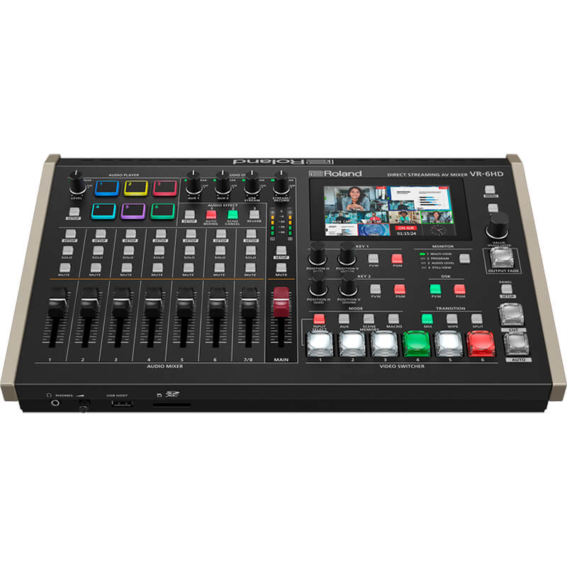 Roland VR-6HD Ultra Compact Audio/Video Mixer - ROLVR6HD