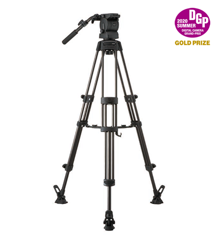 Libec RS-350DM Dual Head Tripod System with Mid-Level Spreader Payload 3-7.5KG