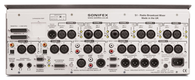 SONIFEX S1 Digital/Analogue Radio Broadcast Mixer