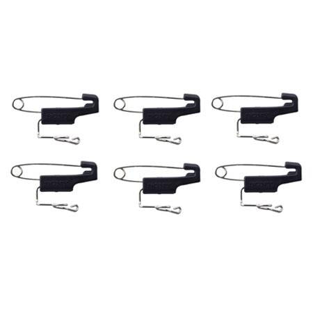 Sony SAD-S88B Safety-Pin Type Microphone Clip 6 in a Pack
