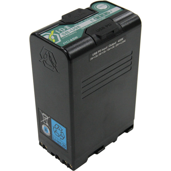 IDX SB-U98/PD 14.4V 96Wh Sony BP-U Type Battery with 1x D-Tap and USB PD