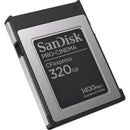 SanDisk PRO-CINEMA 320GB CFexpress Type B Memory Card - SDCFEC-320G-GN4NN