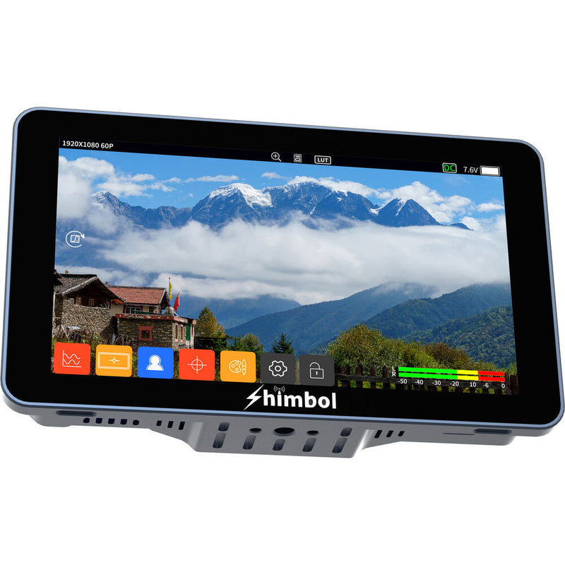 Shimbol M5 5.5-inch Professional On-Camera Monitor 1920x1080 1200 nits Touchscreen 3D Lut 4K HDMI Metal Frame