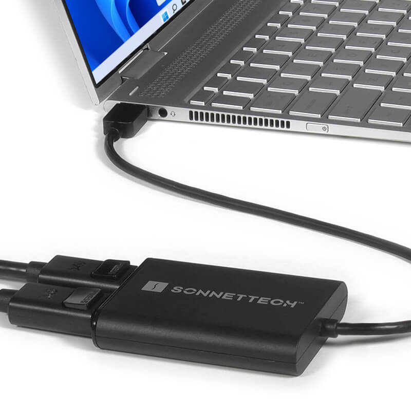 Sonnet DisplayLink Dual DisplayPort Adapter for M1 Macs - SON-USB3-DDP4K