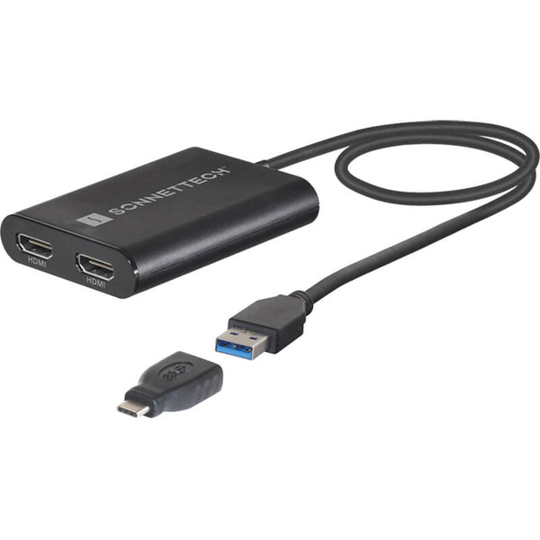 Sonnet DisplayLink Dual HDMI Adapter for M1 Macs - SON-USB3-DHDMI