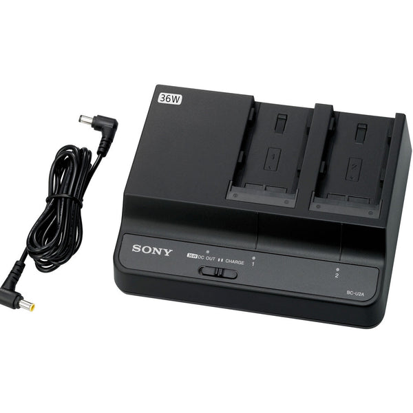 Sony BC-U2A Two-channel Simultaneous Battery Charger/AC Adaptor