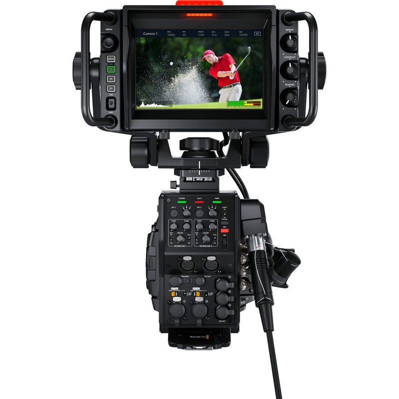 Blackmagic Design URSA Broadcast Studio Kit with Studio Viewfinder and Camera Fibre Converter - CINEURSAMWC4K-STUDIO