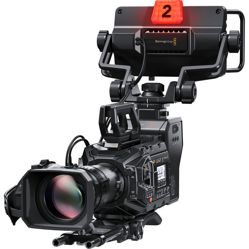 Blackmagic Design URSA Broadcast Studio Kit with Studio Viewfinder and Camera Fibre Converter - CINEURSAMWC4K-STUDIO