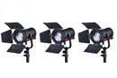 SWIT FL-C60D Bi-Colour 3KIT Set of 3 x 60W LED Spotlight 25000lux V-Mount DMX - FL-C60D 3KIT