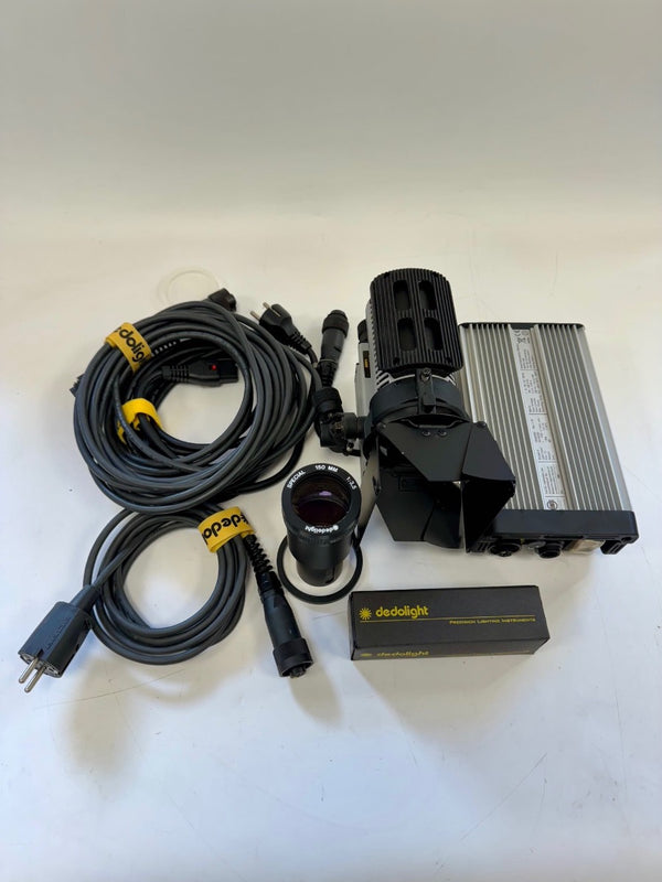Dedolight SYS-DLH200DT 200w Single Light Set Focusing HMI Light with AC Ballast (USED/AS NEW)