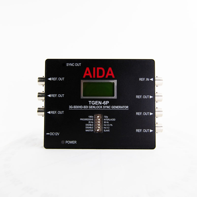 AIDA TGEN-6P 3G-SDI/HD-SDI Tri-Level Genlock Sync Generator