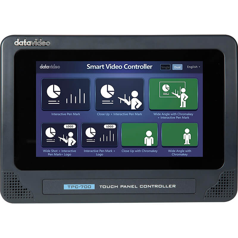 DATAVIDEO TPC-700 7-inch Touch Panel Controller - DATA-TPC700