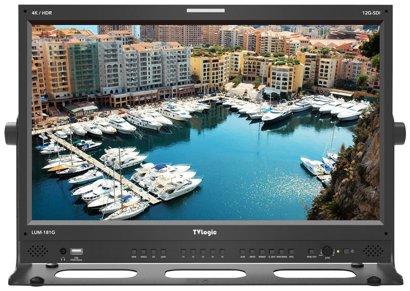 TVLogic LUM-181G 18.5-inch 4K/UHD Ready HDR Emulation LCD Monitor - TVL-LUM-181G