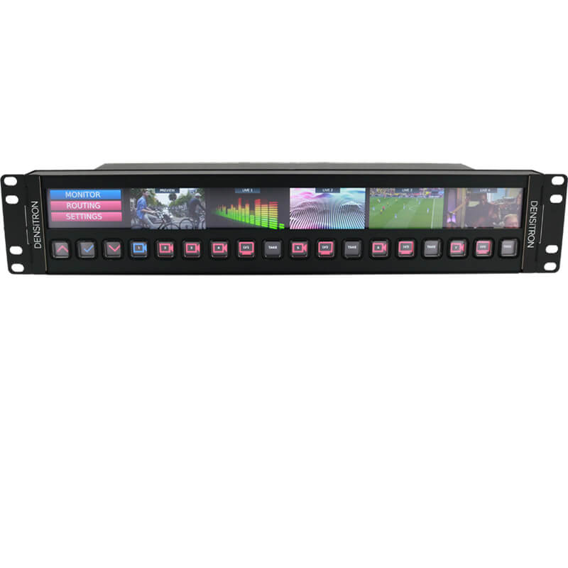 DENSITRON UREADY 2U MONITOR 2RU Rack Mountable Universal Touchscreen Control Surface with an Embedded ARM Platform - DEN-DM-163GN