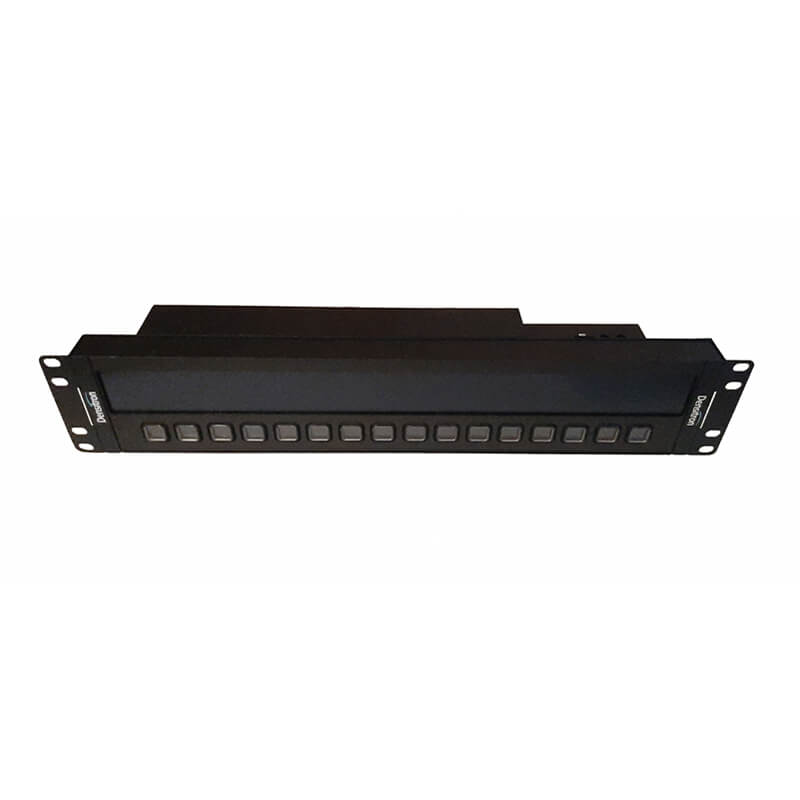 DENSITRON UReady 2U Monitor 2U 19inch Rack Mount TFT Display with Capacitive Touch for Broadcast Applications - DEN-DM-163BD