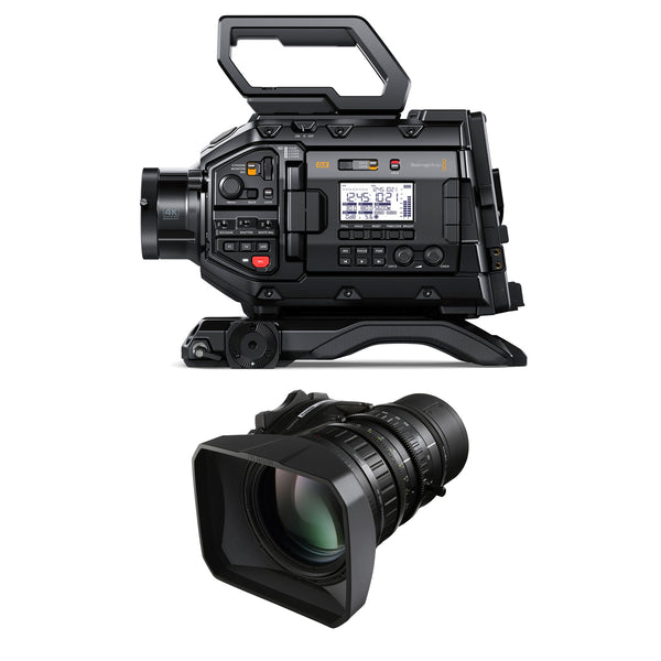 Blackmagic Design URSA Broadcast G2 Camera with Fujinon LA16x8BRM-XB1A 4K Lens Option - CINEURSAMWC6KG2-FUJI-BDL