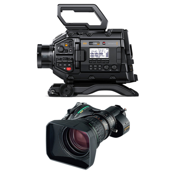Blackmagic Design URSA Broadcast G2 Camera with Fujinon XA20sx8.5BRM-K3 Lens Option - CINEURSAMWC6KG2-FUJI-XA20L