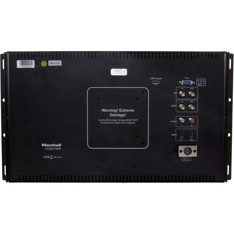 Marshall Electronics V-LCD173HR-DT Economy Multiple Format HD 17-inch Desktop Monitor