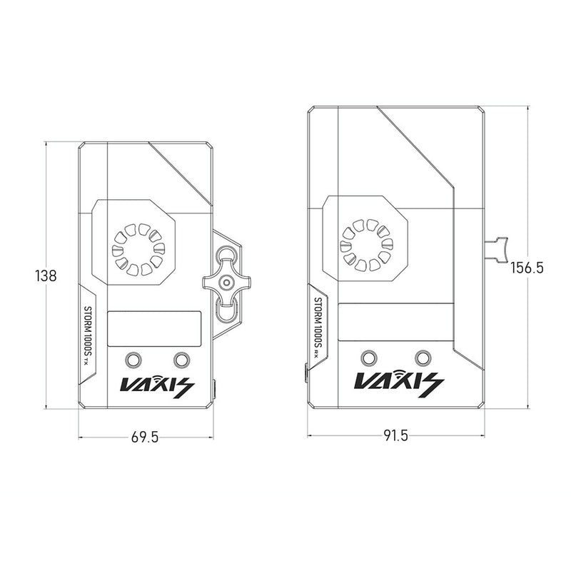 Vaxis Storm 1000s 1:1 Kit V-Mount - vx101