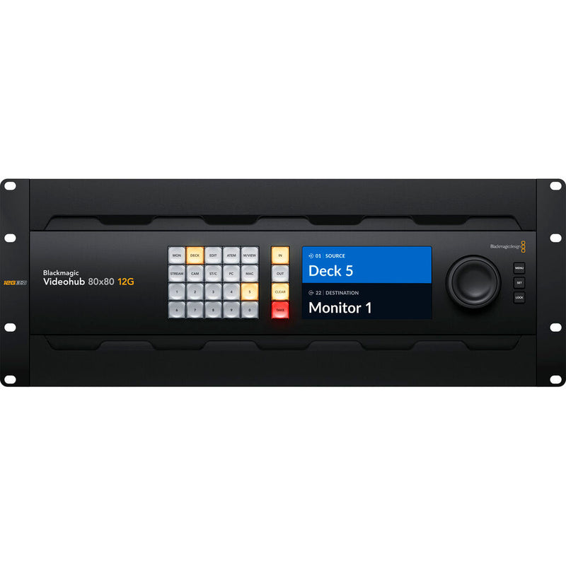 Blackmagic Design Videohub 80x80 12G - VHUBSMAS12G8080