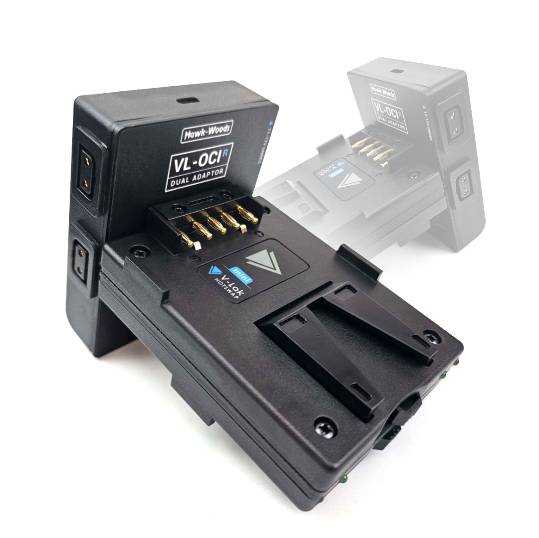 Hawk-Woods VL-OCIR Mini V-Lok (V-Mount) Hot-Swap Adaptor | 3D Broadcast