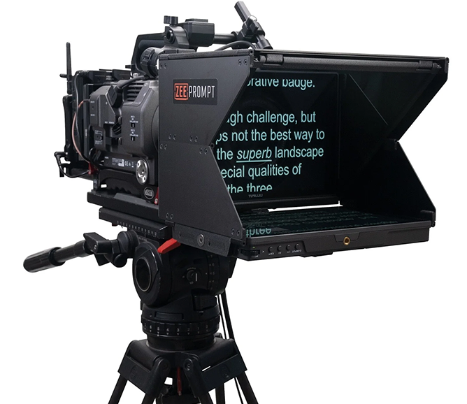 ZeePrompt ZP12-SDI Professional One-Piece Folding Teleprompter (SDI & HDMI)