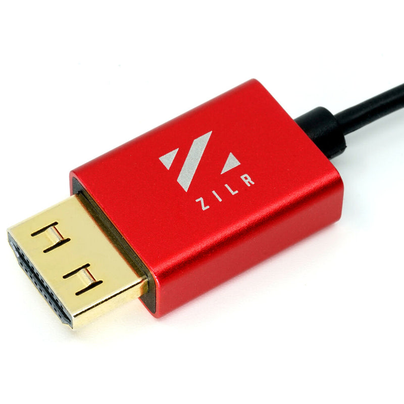 ZILR Ultra High-Speed HDMI Cable with Ethernet Hyper-Thin 8Kp60 Secure Type-A 2m / 6.6ft - ZRHAA05